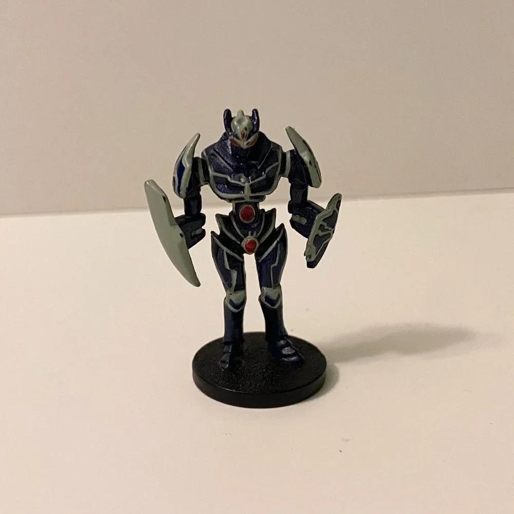 1996 Yugioh Dungeon Dice Monsters Gearfried The Iron Knight ST 06 Mini Figure